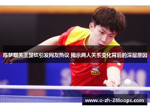 陈梦取关王楚钦引发网友热议 揭示两人关系变化背后的深层原因