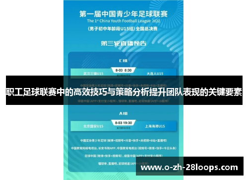 职工足球联赛中的高效技巧与策略分析提升团队表现的关键要素 职工足球联赛中的高效技巧与策略分析提升团队表现的关键要素